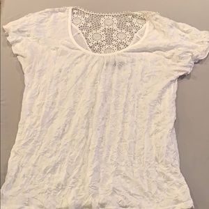 Faded glory top, lace back